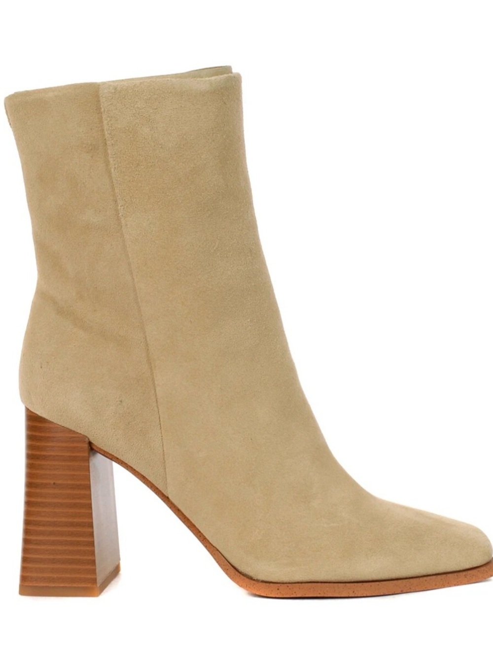 Sam Edelman Ivette Ankle Boot in Sesame Suede - Women's